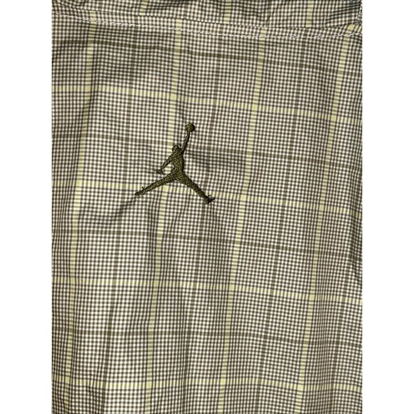 Vintage Nike Air Jordan Members‎ Only Windbreaker Jacket Green/Checker Size XXLT - Picture 7 of 15